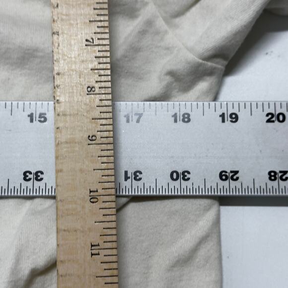 Vintage Lou Nardi Women Top Size S Off White Long Sleeve 100% Cotton Made in USA - Picture 5 of 6